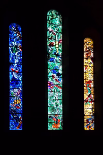 STAINED GLASS ZURICH CHAGALL